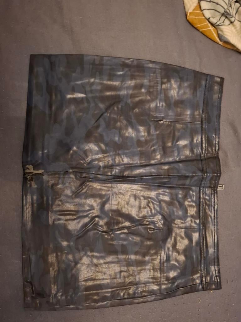 Leuk latex rokje, Kleding | Dames, Ophalen of Verzenden, Zo goed als nieuw, Blauw, Boven de knie