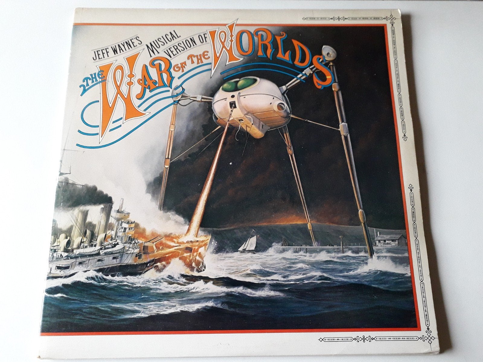 Dubbel Lp vinyl   Jeff Wayne's War of the Worlds, Ophalen of Verzenden, Gebruikt, 12 inch