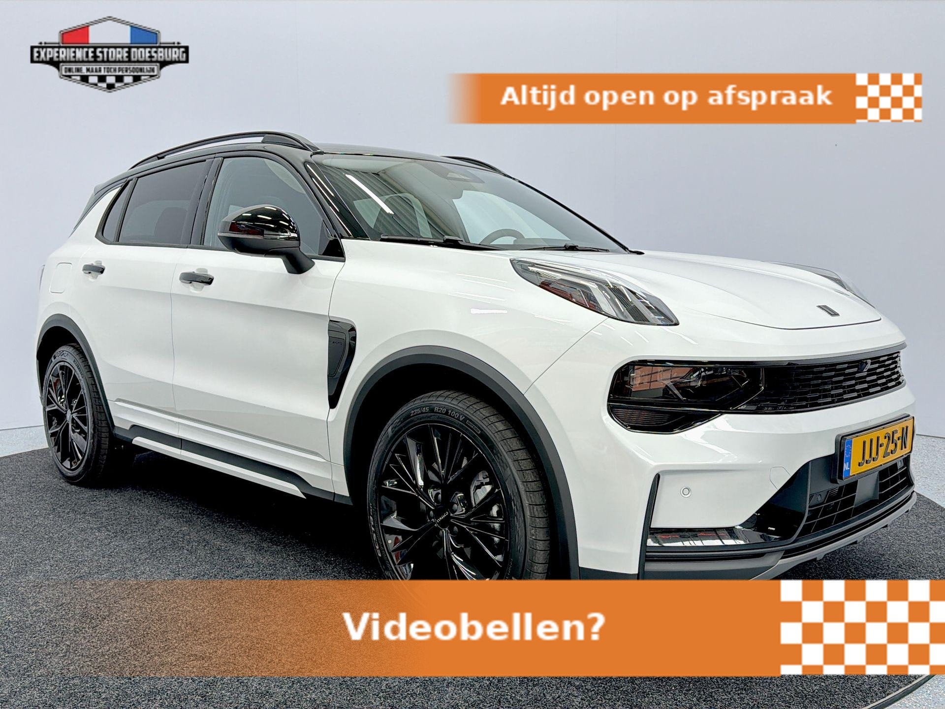Lynk en Co 01 1.5 More MY25 – Bijna nieuw, direct rijplezi, Auto's, 4 cilinders, Met garantie (alle), Wit, Plug-in hybride