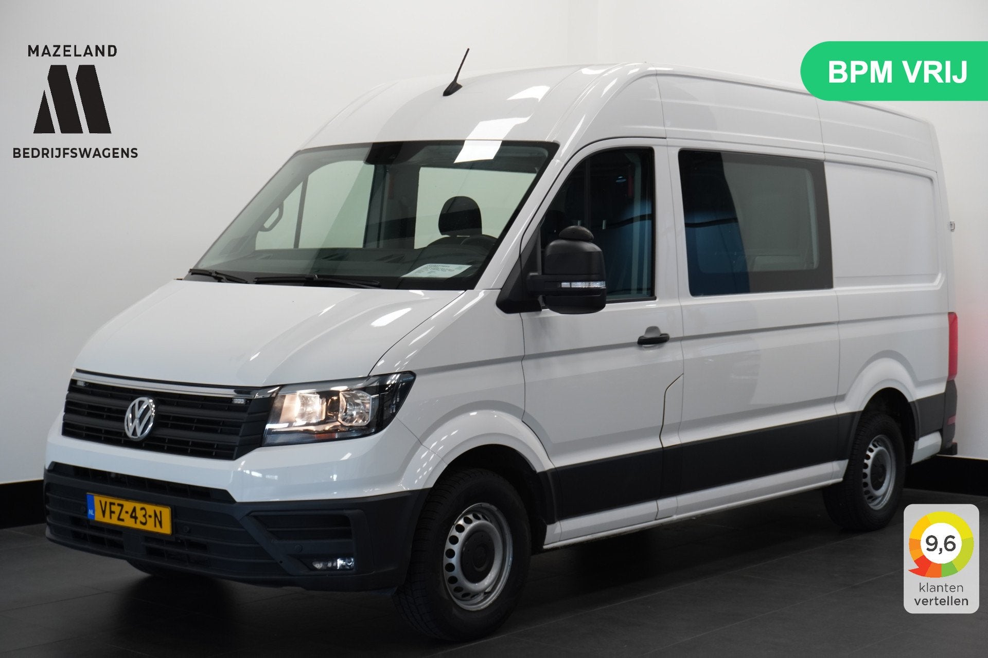 Volkswagen Crafter 2.0 TDI 177PK L3H3 Dubbele Cabine EURO 6, Auto's, 13 km/l, Gebruikt, 4 cilinders, 2212 kg