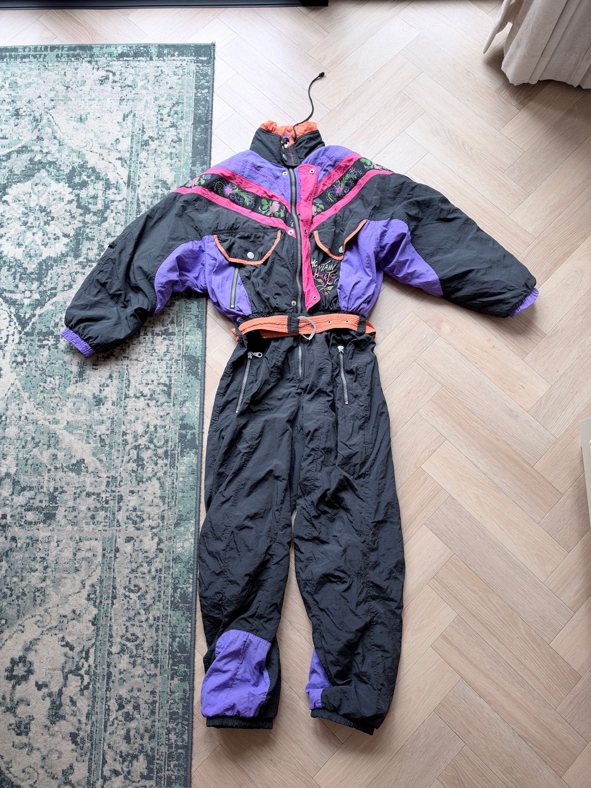 Vintage Ski- en Mountain Hearts Skipak Maat L, Ophalen of Verzenden, Gedragen, Maat 42/44 (L), Overige typen