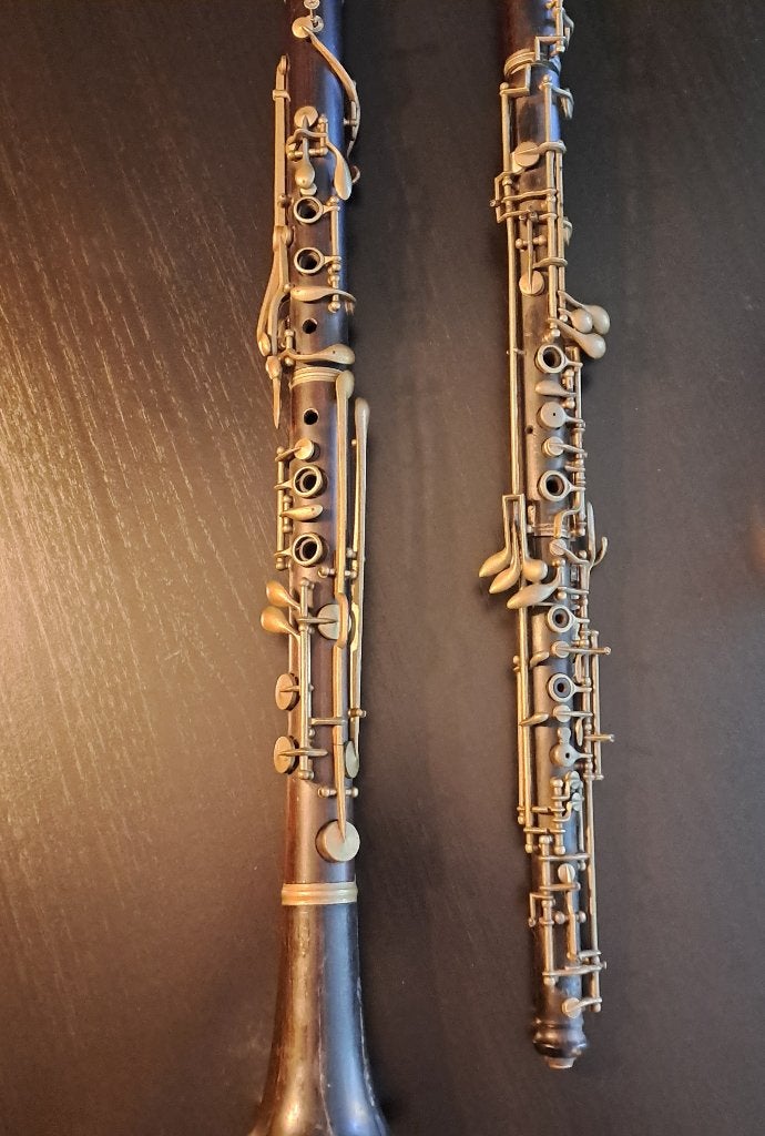 2 Blaasinstrumenten oor Decoratie, Ophalen of Verzenden, Gebruikt