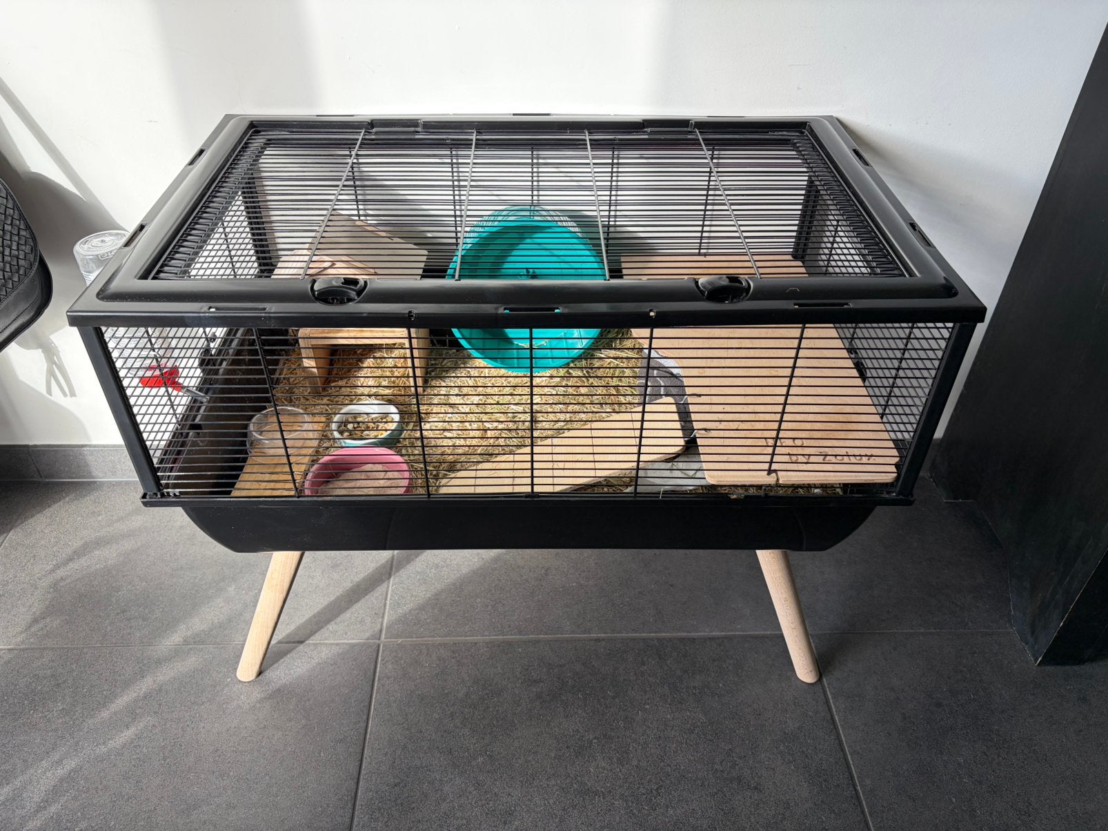 Hamsterkooi, Dieren en Toebehoren, Kooi, Minder dan 75 cm, Zo goed als nieuw, Ophalen