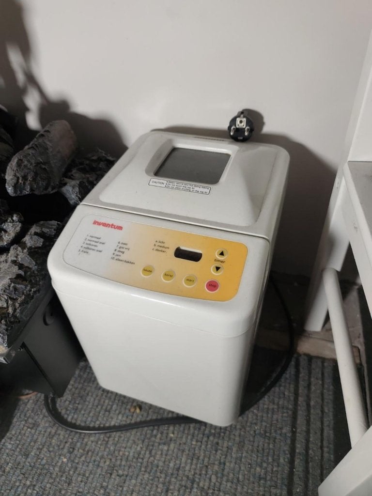 Inventum BM05 broodbakmachine - 10 programma’s en timer, Ophalen of Verzenden, Gebruikt, Met timer, Kijkvenster