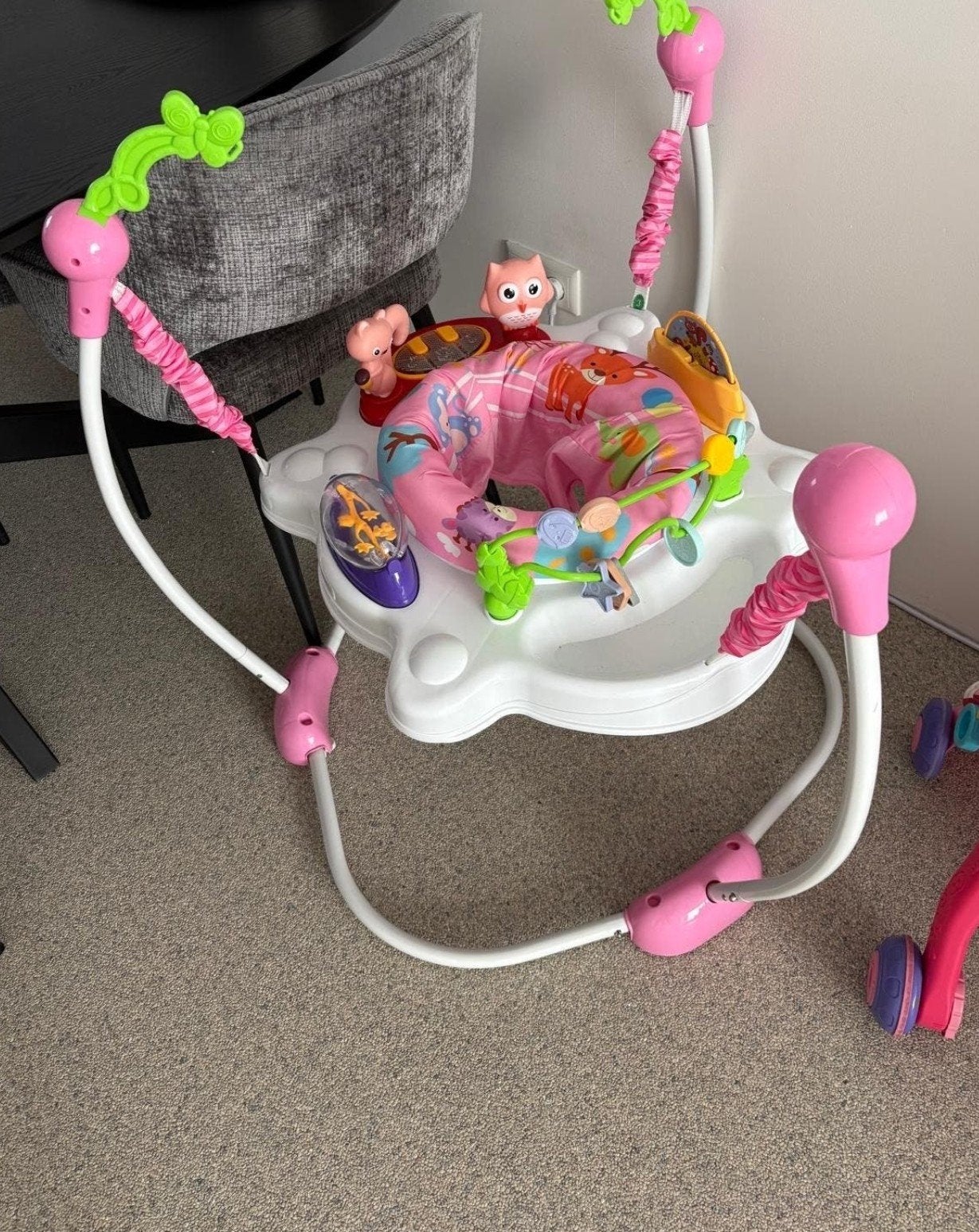 Baby jumperoo met geluid en licht, Kinderen en Baby's, Speelgoed | Babyspeelgoed, Ophalen, Gebruikt, Overige typen, Met licht