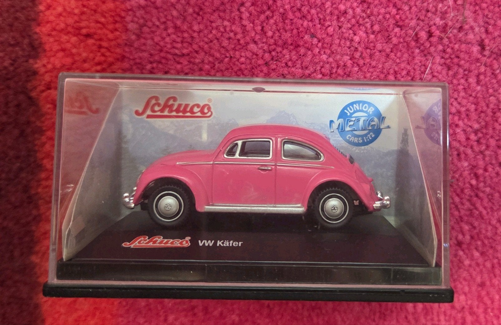 Schuco VW Kever Junior Line roze modelauto, Ophalen of Verzenden, Nieuw, Overige typen