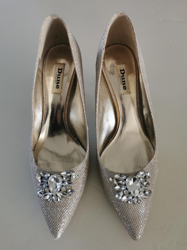 Mooie pumps van Dune, goud, maat 40, Kleding | Dames, Schoenen, Ophalen of Verzenden, Zo goed als nieuw