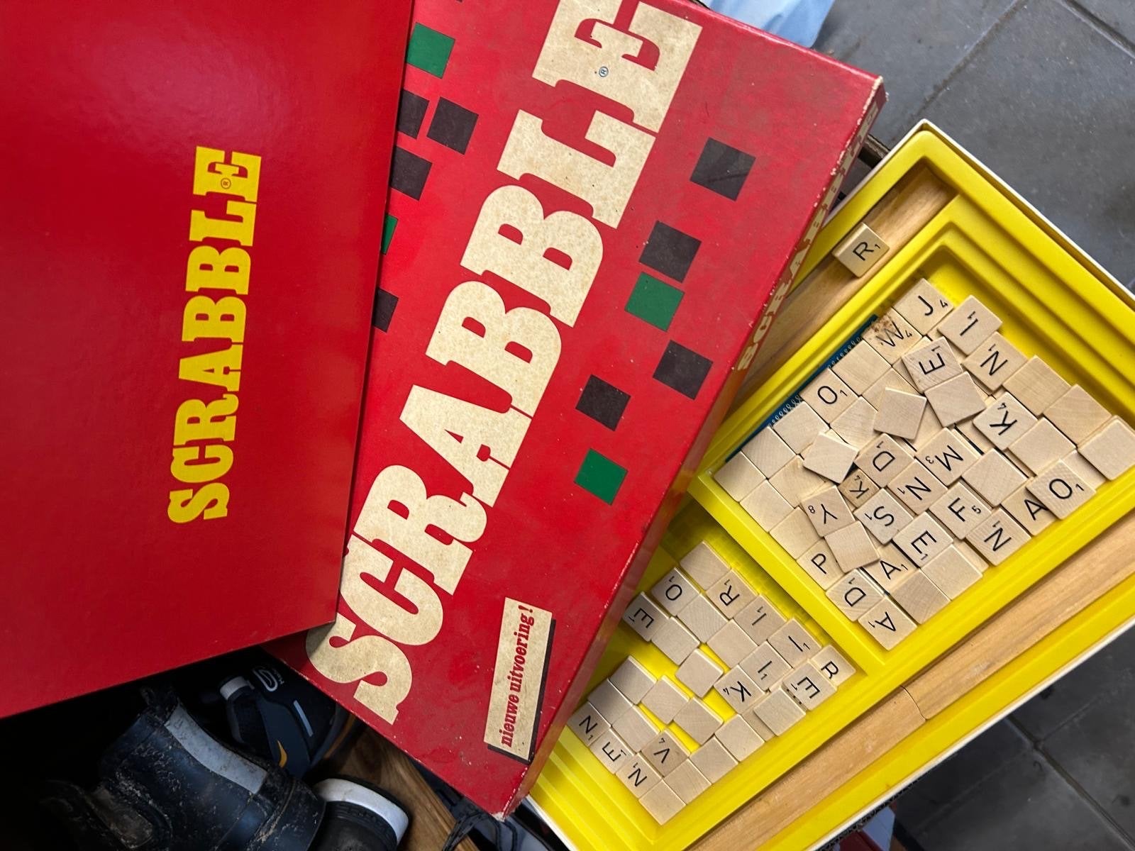 Vintage Spellenpakket: Scrabble, Monopoly & Pokerset, Drie of vier spelers, Ophalen, Gebruikt