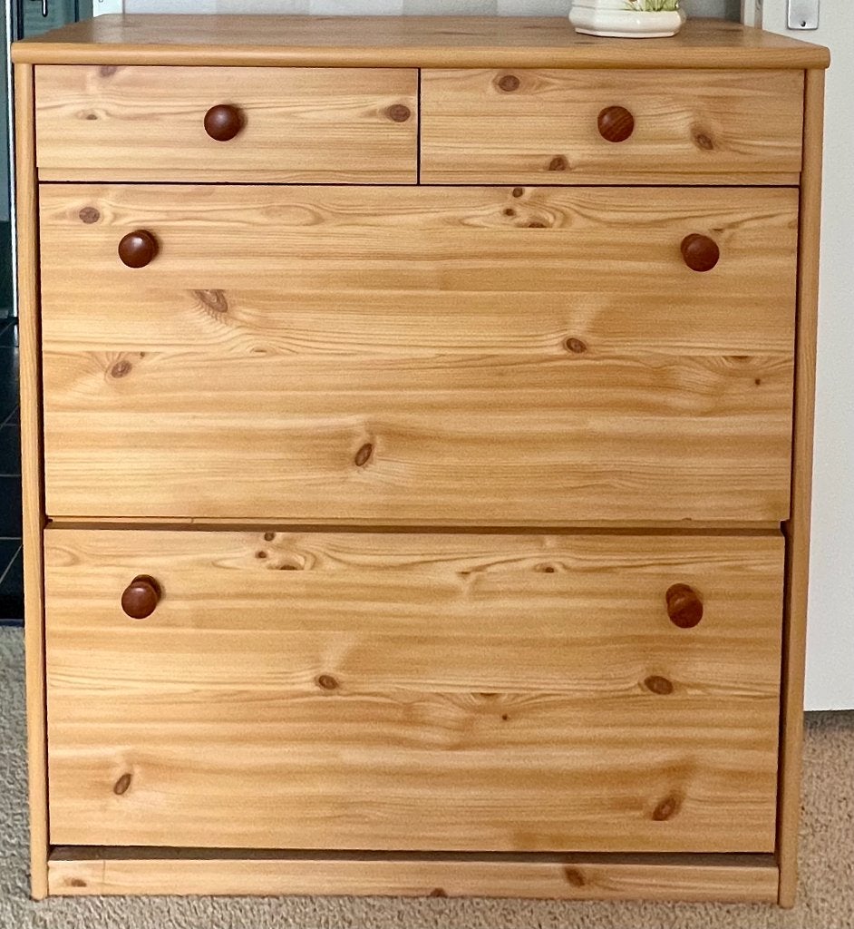 Praktische schoenenkast (hout) – Rook- en huisdiervrij huis, Ophalen, Zo goed als nieuw, Houtlook