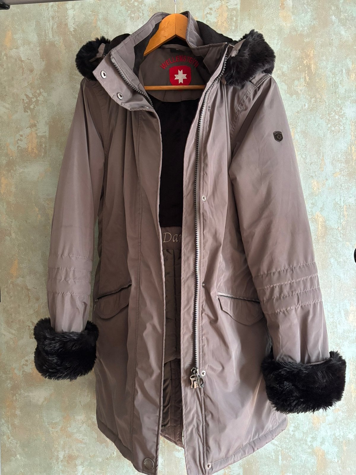 Winter damesjas, merk Wellensteyn, maat m, Verzenden, Zo goed als nieuw, Maat 38/40 (M), Grijs