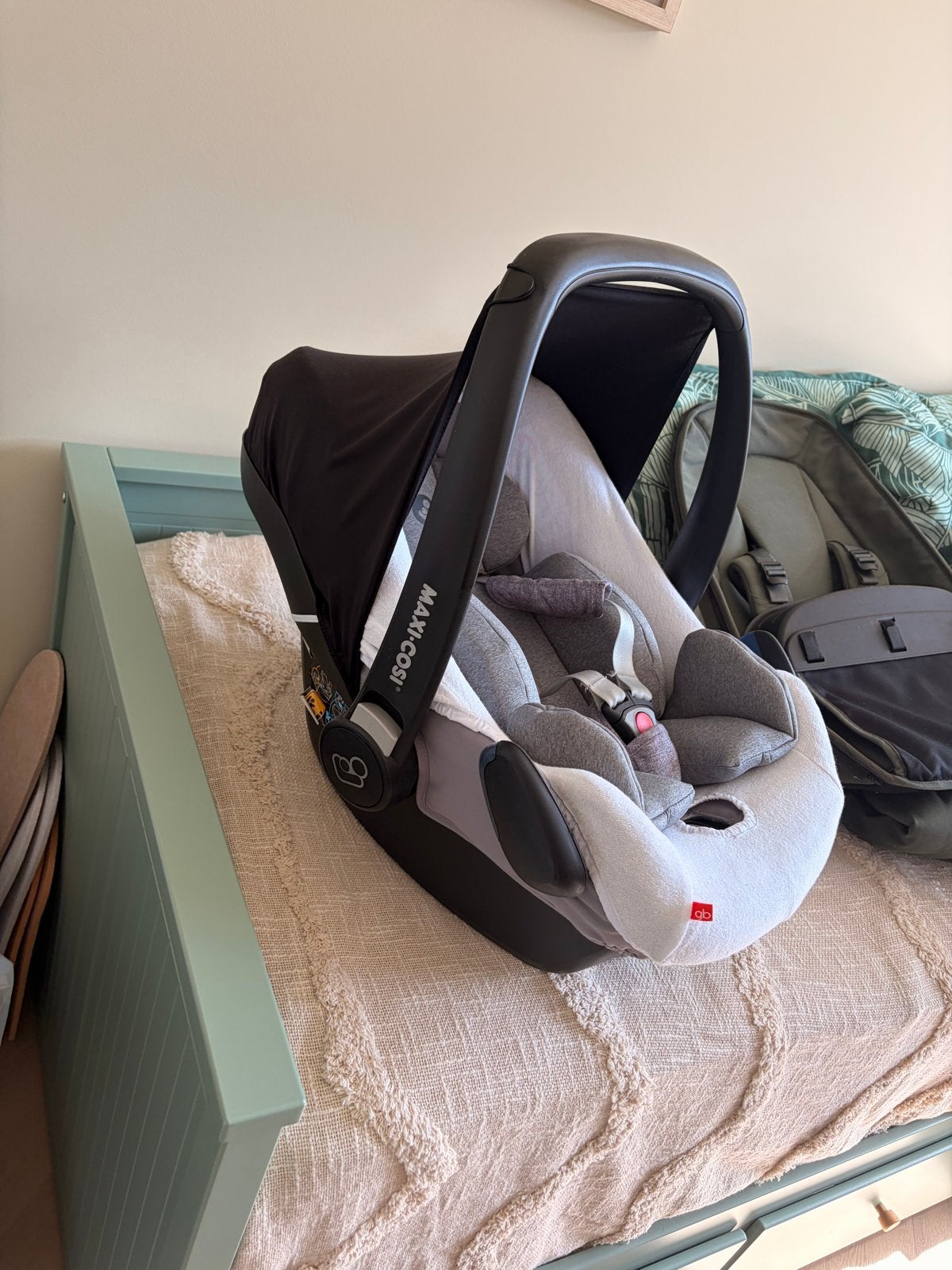 Maxi-Cosi Rock autostoel (Nomad Grey), Autogordel of Isofix, Gebruikt, 0 t/m 13 kg, Maxi-Cosi