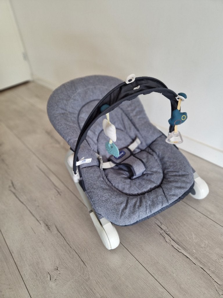wipstoeltje van Chicco grijs, Ophalen, Gebruikt, Verstelbaar, Wipstoel