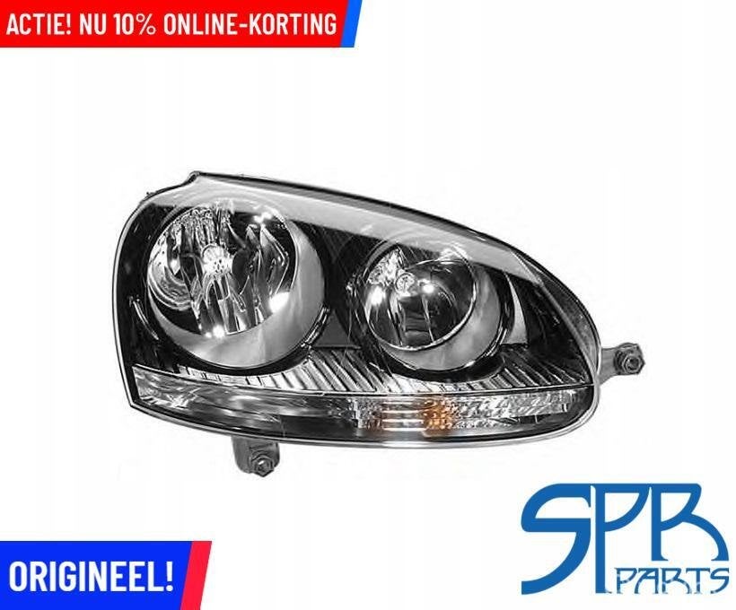GOLF 5 V GTI GT Koplamp Rechts NIEUW 1K6941006T ZWART BINNEN, Auto-onderdelen, Volkswagen, Nieuw, Ophalen of Verzenden, Volkswagen