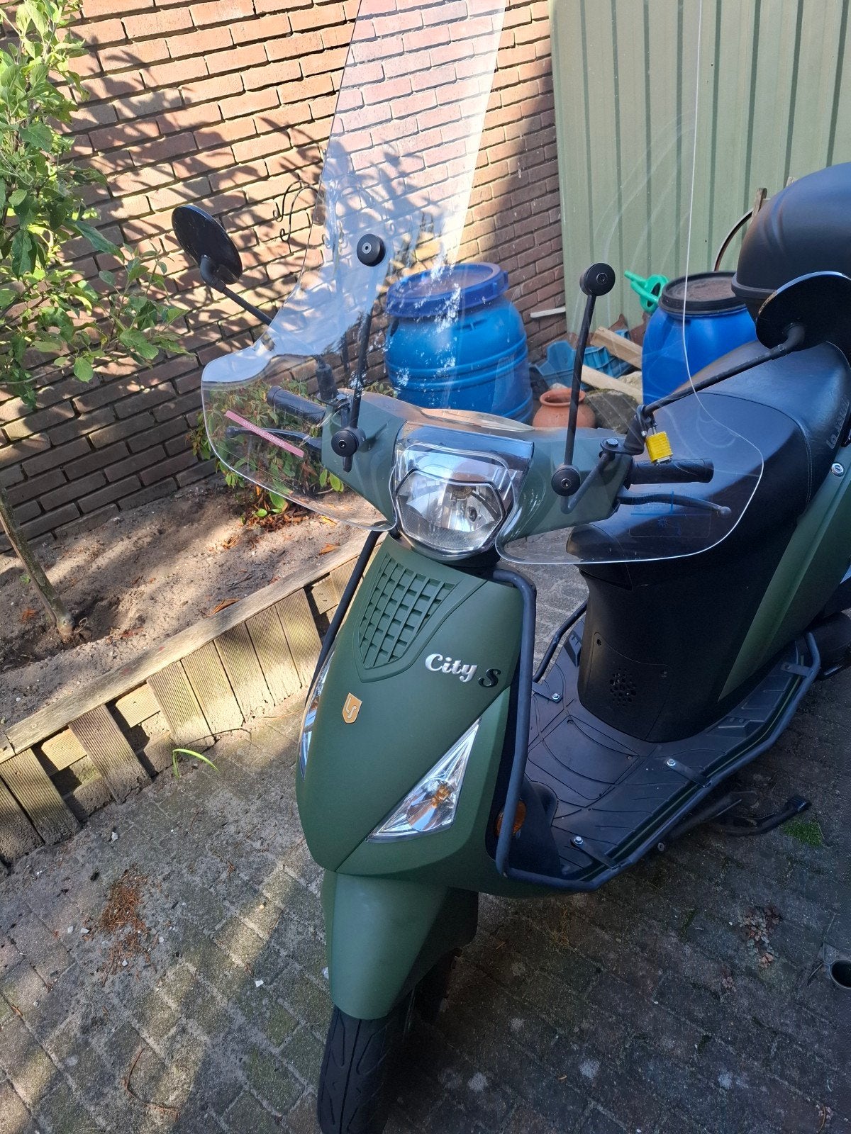 La Souris City 8 Scooter - Groen, zo goed als nieuw, Fietsen en Brommers, Scooters | Overige merken, La Souris, Ophalen of Verzenden