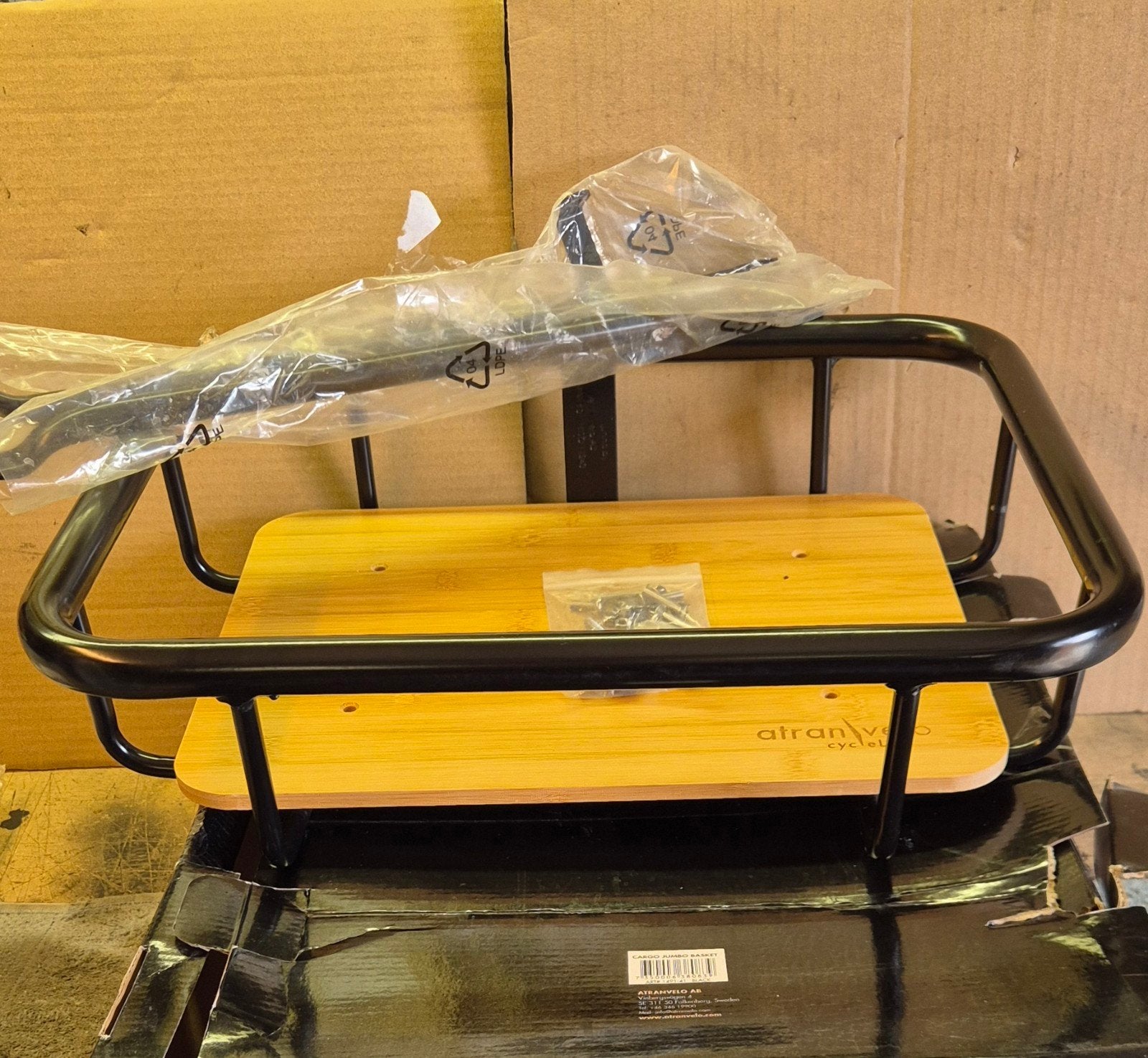 Nieuwe Atran Velo Cargo Jumbo Basket – Stevige voordrager, Ophalen, Nieuw, Atran Velo Cargo Jumbo Basket
