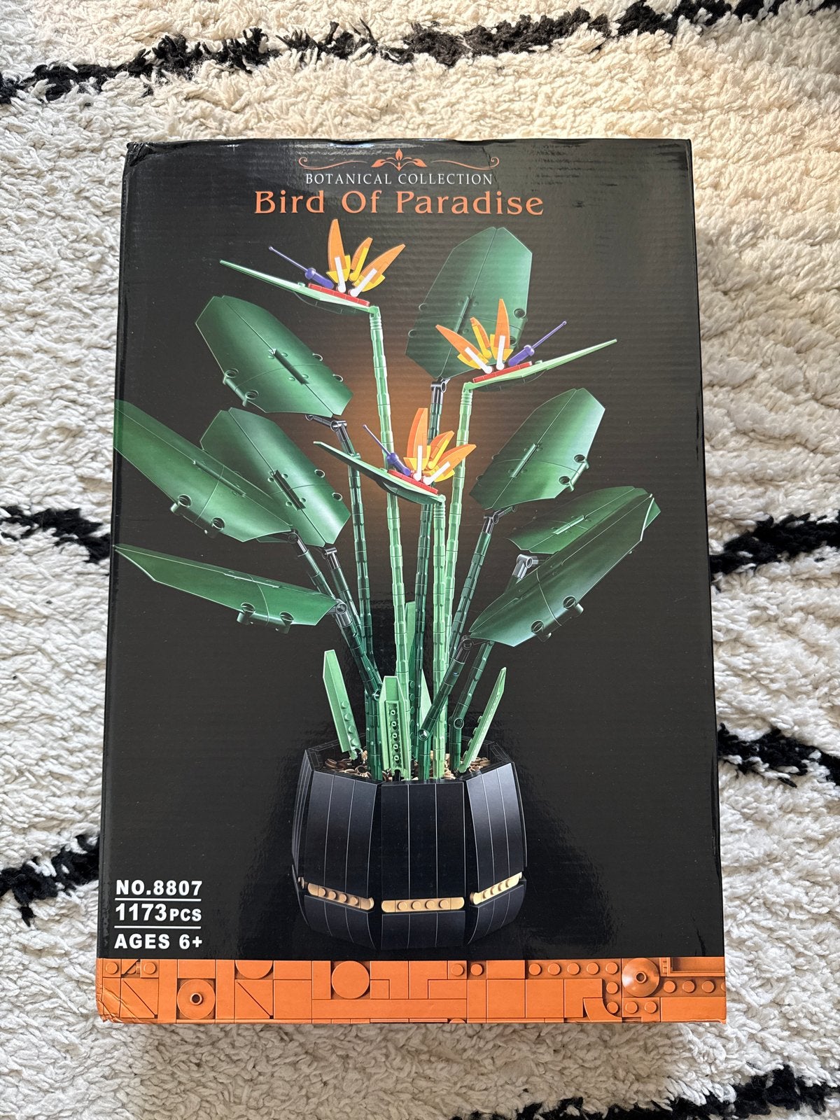 Bouwset Paradijsvogel Bloemen, Ophalen of Verzenden, Nieuw, Overige merken