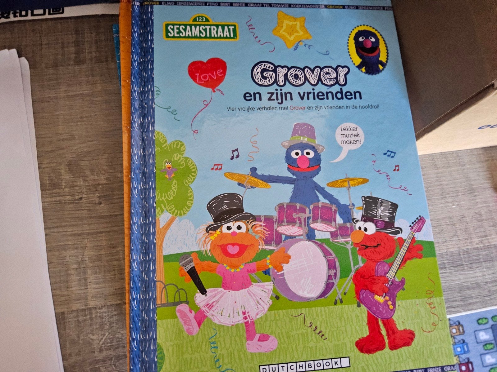 123 Sesamstraat, Grover en zijn vrienden., Boeken, Ophalen of Verzenden, Zo goed als nieuw