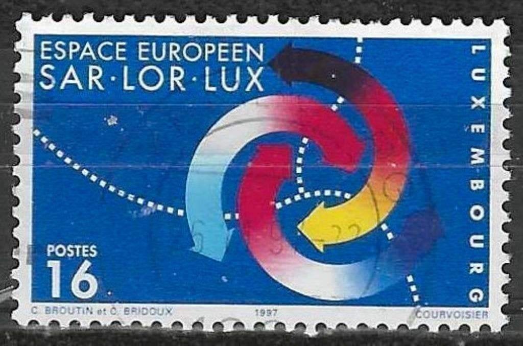 Luxemburg 1997 - Yvert 1375 - Europese ruimte (ST), Verzenden, Luxemburg, Gestempeld