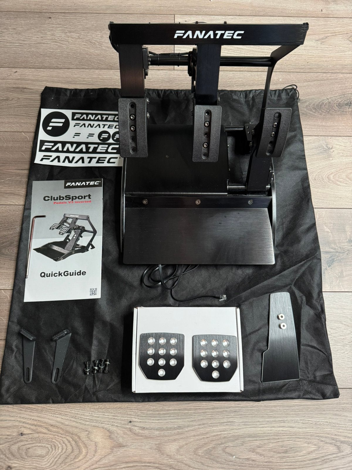 Fanatec pedalen clubsport V3 met Garantie!, Ophalen of Verzenden, Zo goed als nieuw