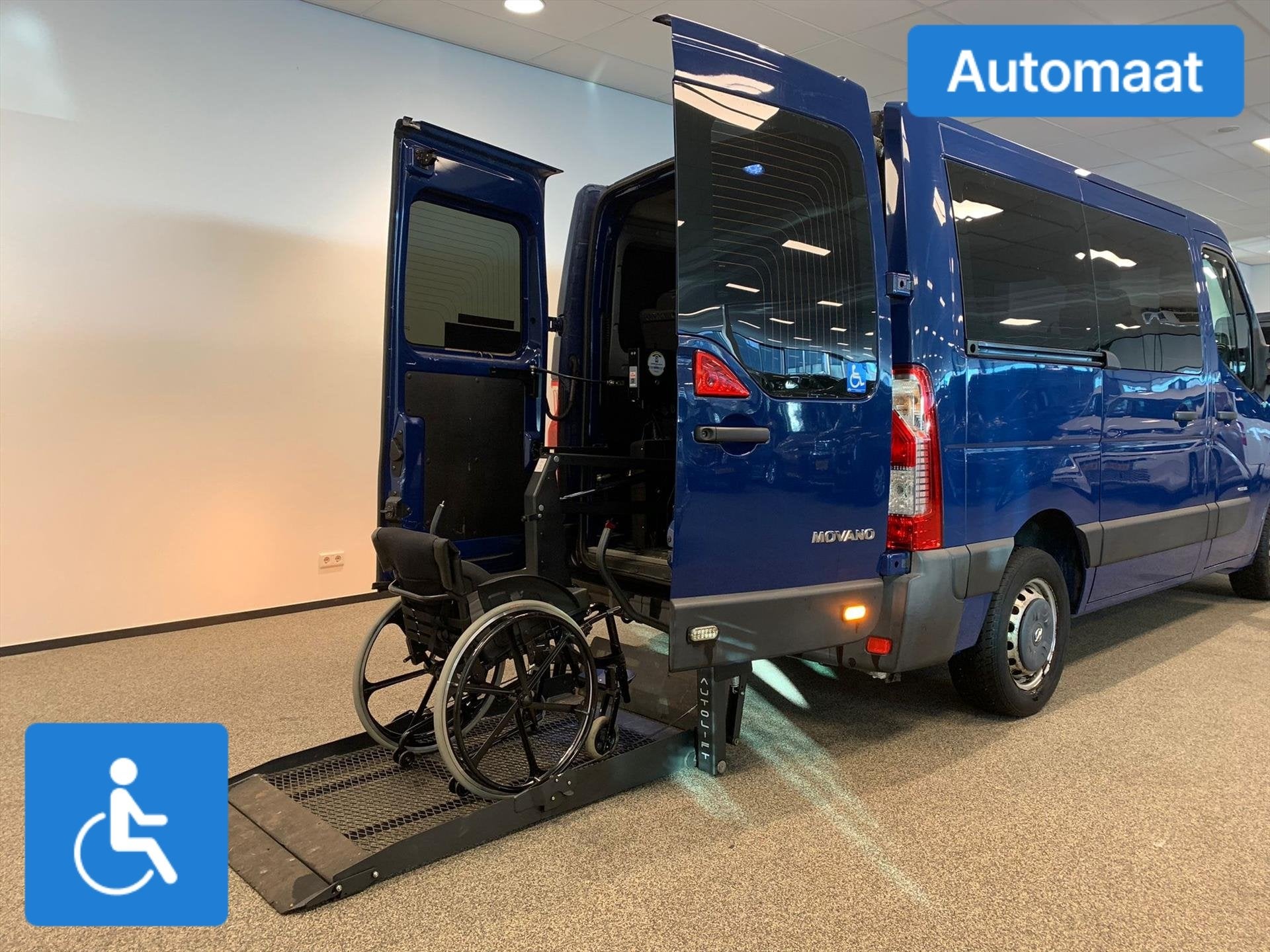 Opel Movano L1H1 Rolstoelbus Automaat, Automaat, Gebruikt, Zwart, 4 cilinders