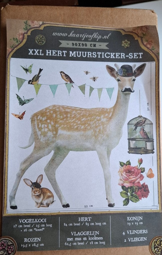 Muurstickers, Ophalen, Meerkleurig, Kunststof, Landelijk