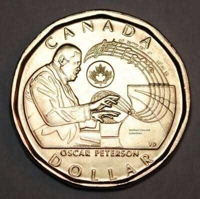 Canada - 1 Dollar 2022 - Oscar Peterson - Circ., Verzenden, Noord-Amerika, Losse munt