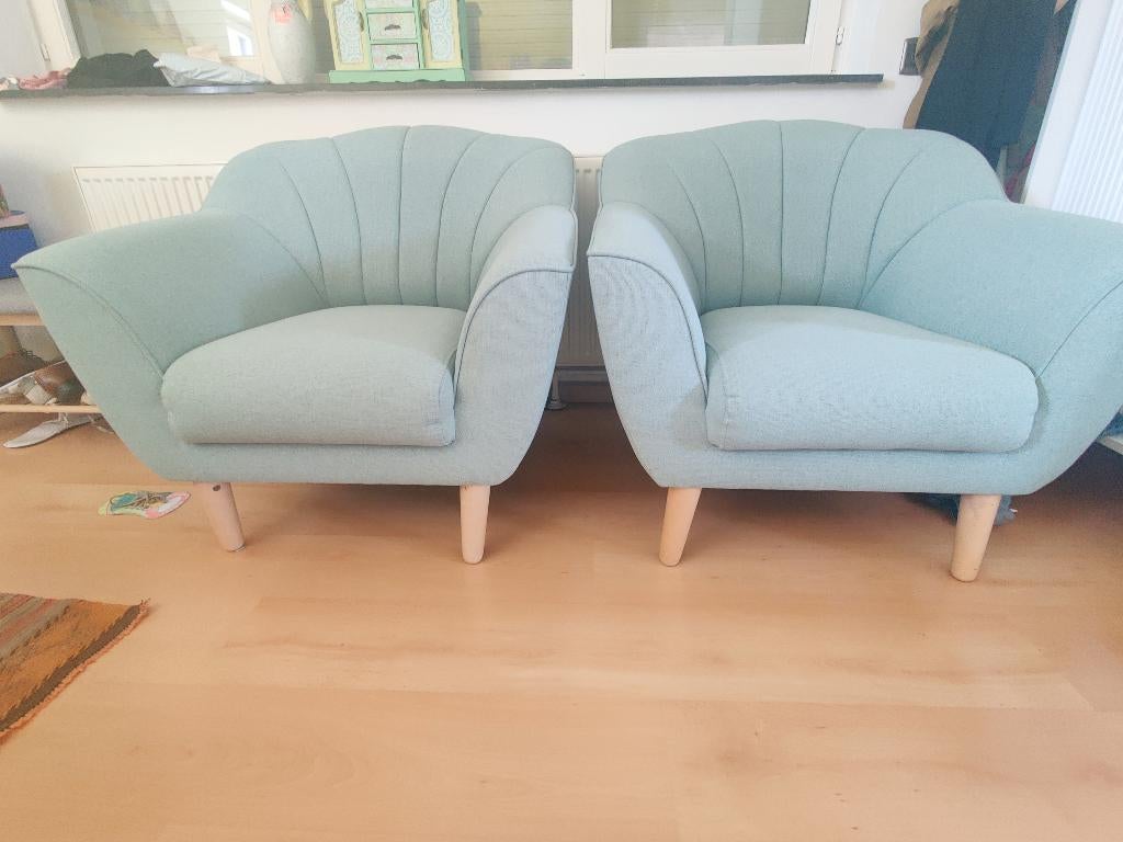 Two confortable chairs, Nieuw, 75 tot 100 cm, Ophalen of Verzenden, Stof