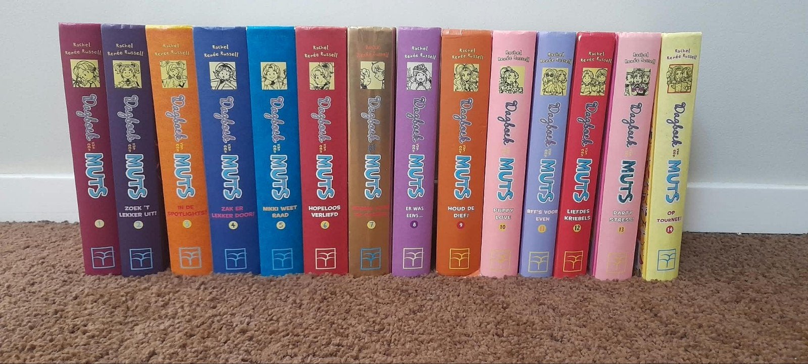 Dagboek van een muts boekenreeks - deel 1 t/m 14, Boeken, Ophalen, Gelezen, Rachel Renée Russell, Fictie