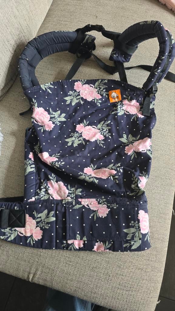 Tula draagzak met bloemenprint van 11kg tot 27kg, Overige merken, Buik of Rug, Ophalen of Verzenden, Zo goed als nieuw