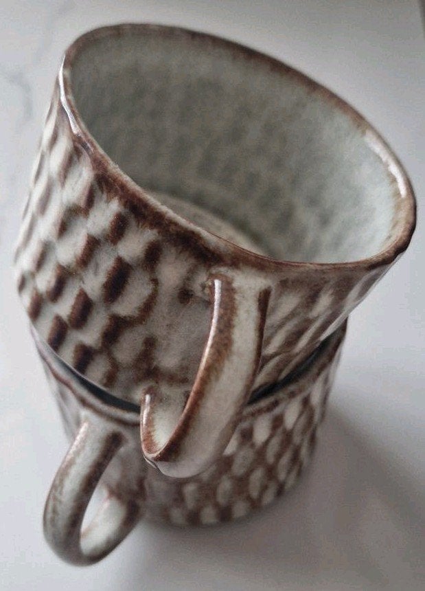 Set van 2 H&M Home espresso kopjes, Overige merken, Keramiek, Nieuw, Ophalen of Verzenden