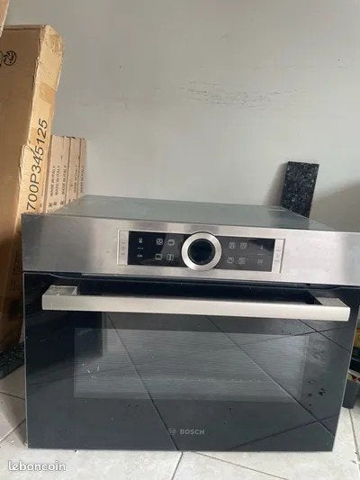 Bosch inbouw oven  met pyrolyse, Ophalen, 45 tot 50 cm, Hete lucht, Bosch