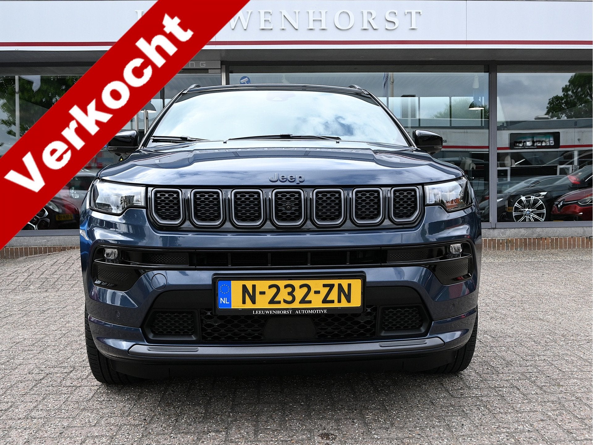 Jeep Compass 4xe 240 Plug-in Hybrid Electric S (bj 2022), Automaat, Blauw, Bedrijf, Vierwielaandrijving