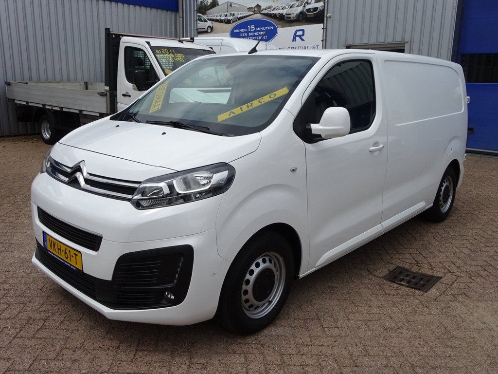 Citroen Jumpy 2.0 BlueHDI 120 M Club EU6 AUTOMAAT AIRCO NAVI, Euro 6, 4 cilinders, Leder en Stof, Origineel Nederlands