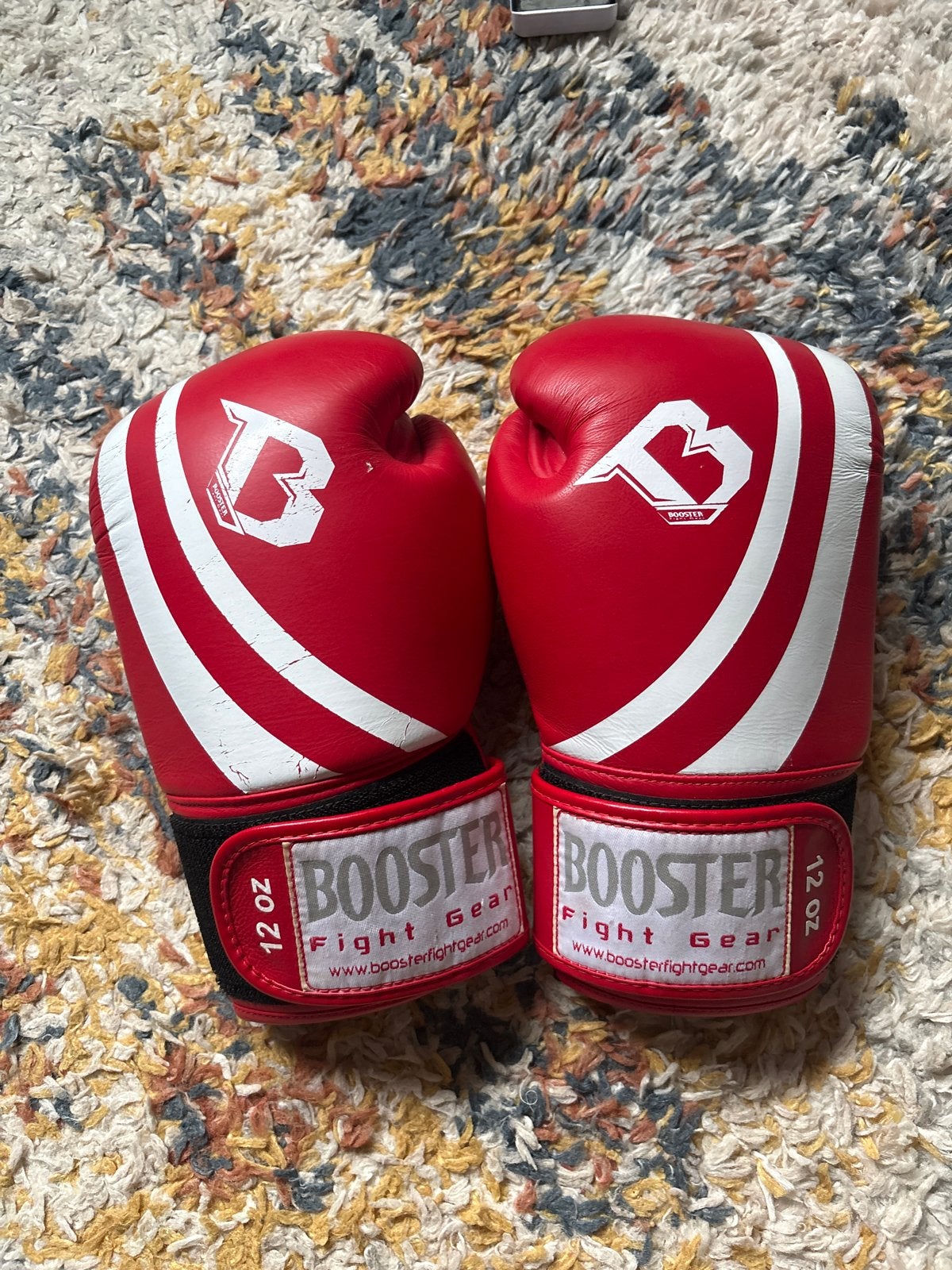 Booster Bokshandschoenen 12 OZ - Rood, Ophalen of Verzenden, Gebruikt, Bokshandschoenen