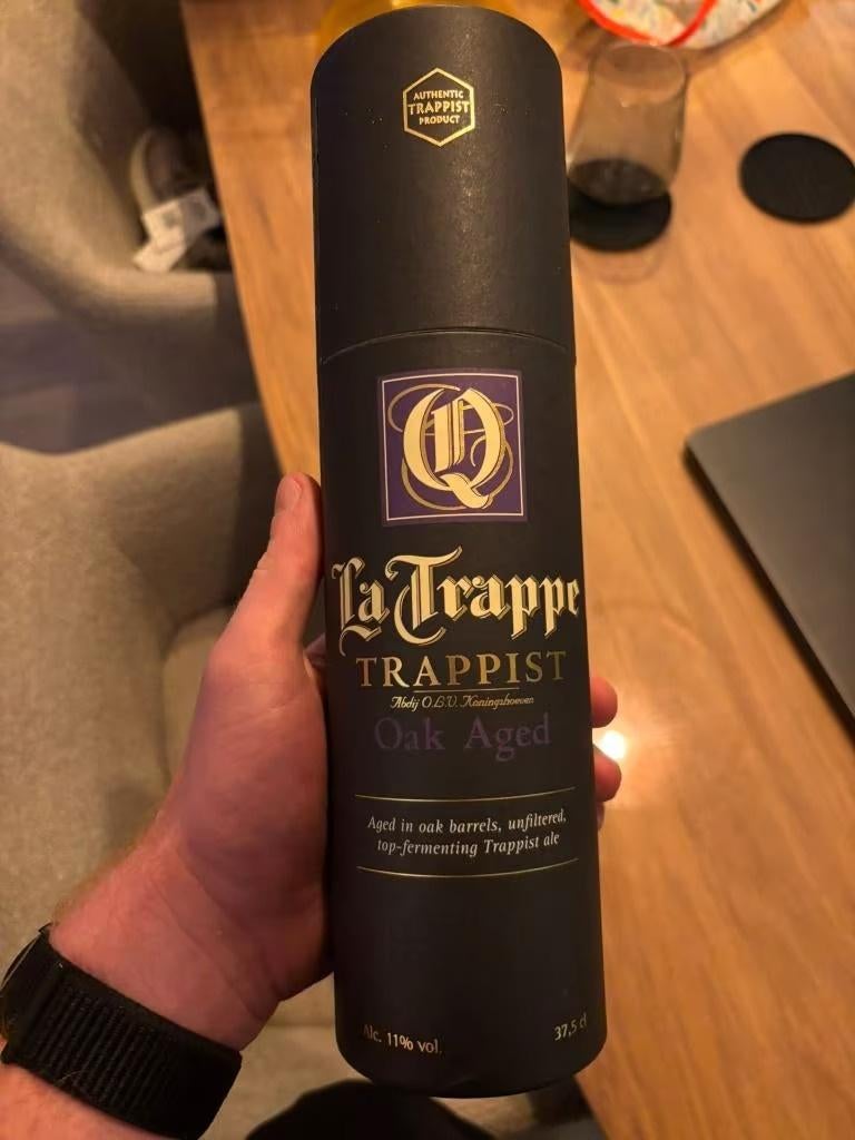 La Trappe Quadrupel Oak Aged batch 48 - 2023, Verzamelen, Ophalen of Verzenden, Nieuw, Flesje(s), La Trappe