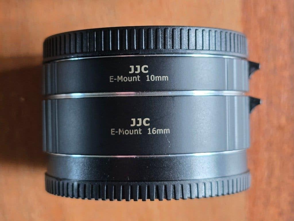 JJC E-Mount Lens extenders 10mm & 16mm voor Sony E mount, Sony E-mount, Sony, Ophalen of Verzenden, Zo goed als nieuw