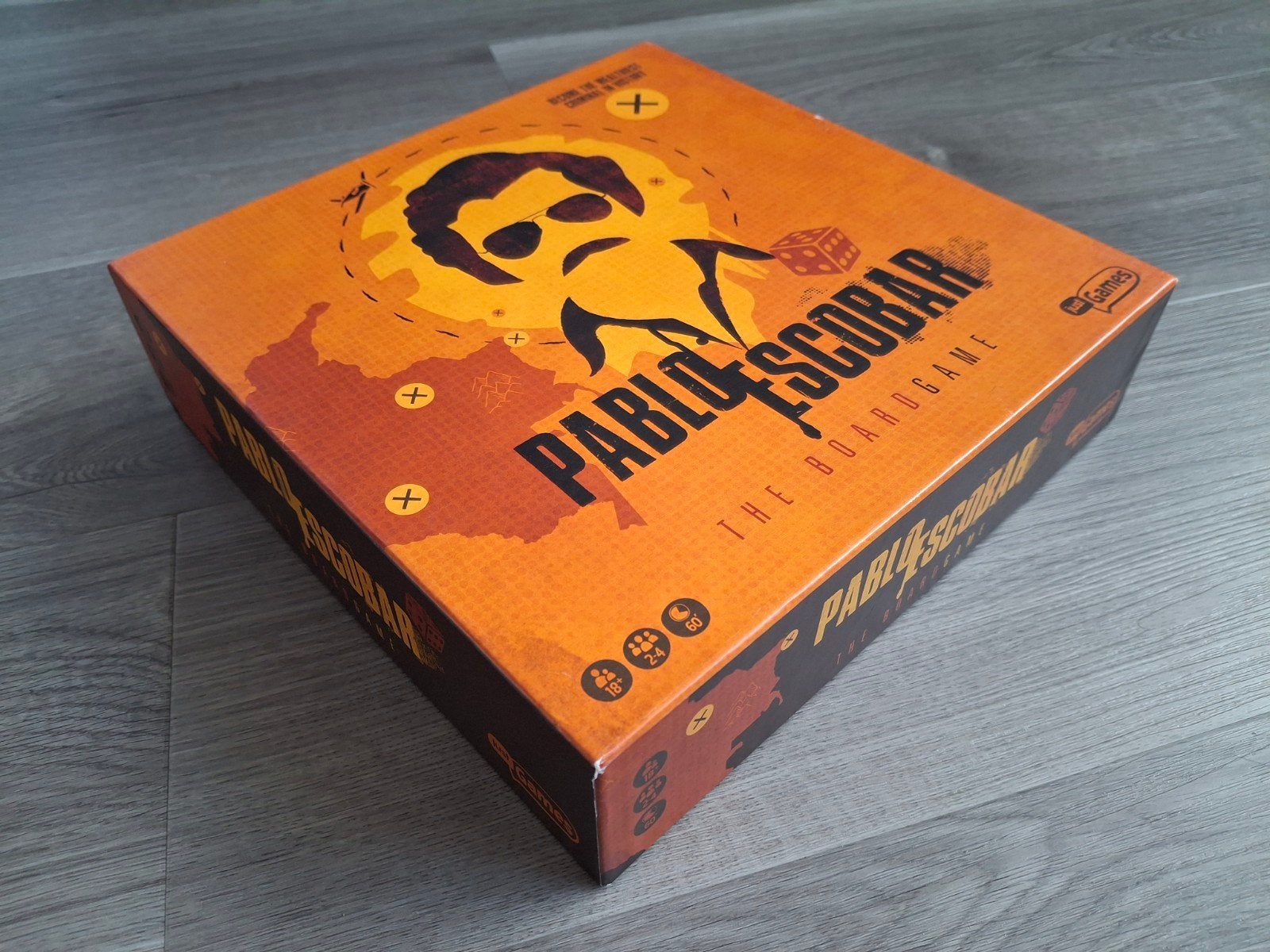 Pablo Escobar The Boardgame - Zo goed als nieuw en compleet, Een of twee spelers, Ophalen of Verzenden, Zo goed als nieuw, Just Games
