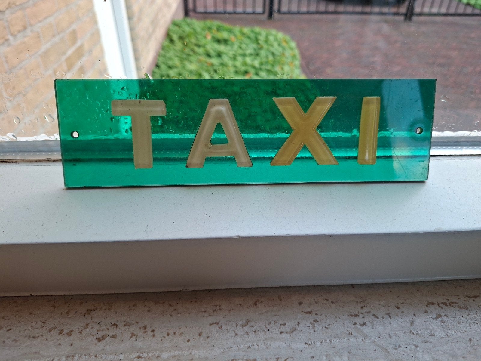 Taxi bordje, Verzenden, Gebruikt, Auto's