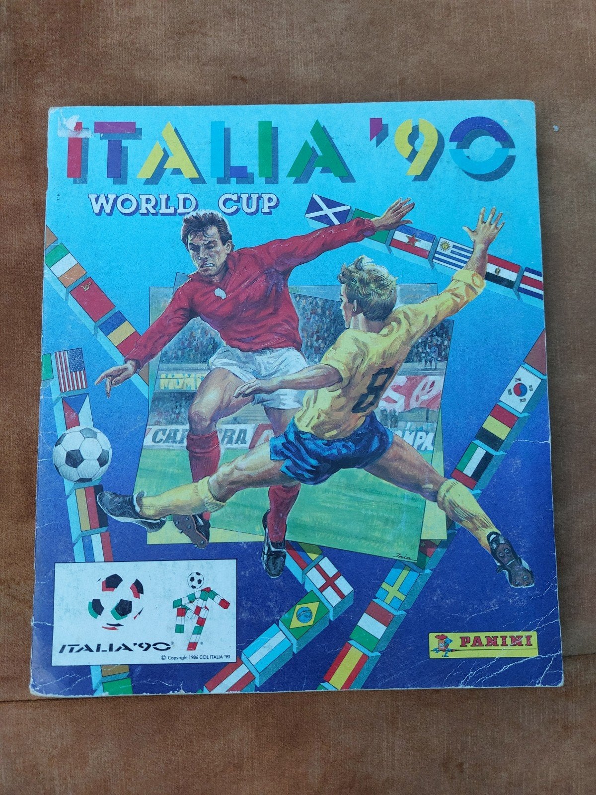 PANINI WORLD CUP ITALIA 90 COMPLEET ALBUM VOETBALPLAATJES, Ophalen of Verzenden, Meerdere stickers