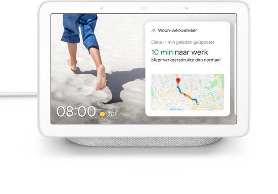 Google Nest Hub (1e gen), Audio, Tv en Foto, Mediaspelers, Ophalen of Verzenden, Zo goed als nieuw, Zonder harde schijf