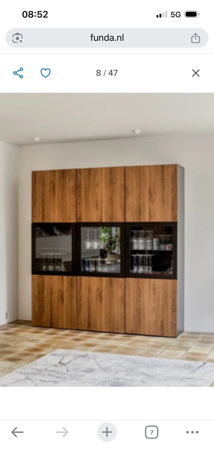 Nieuwe kast!, Ophalen, Zo goed als nieuw, Minder dan 150 cm, Minder dan 100 cm