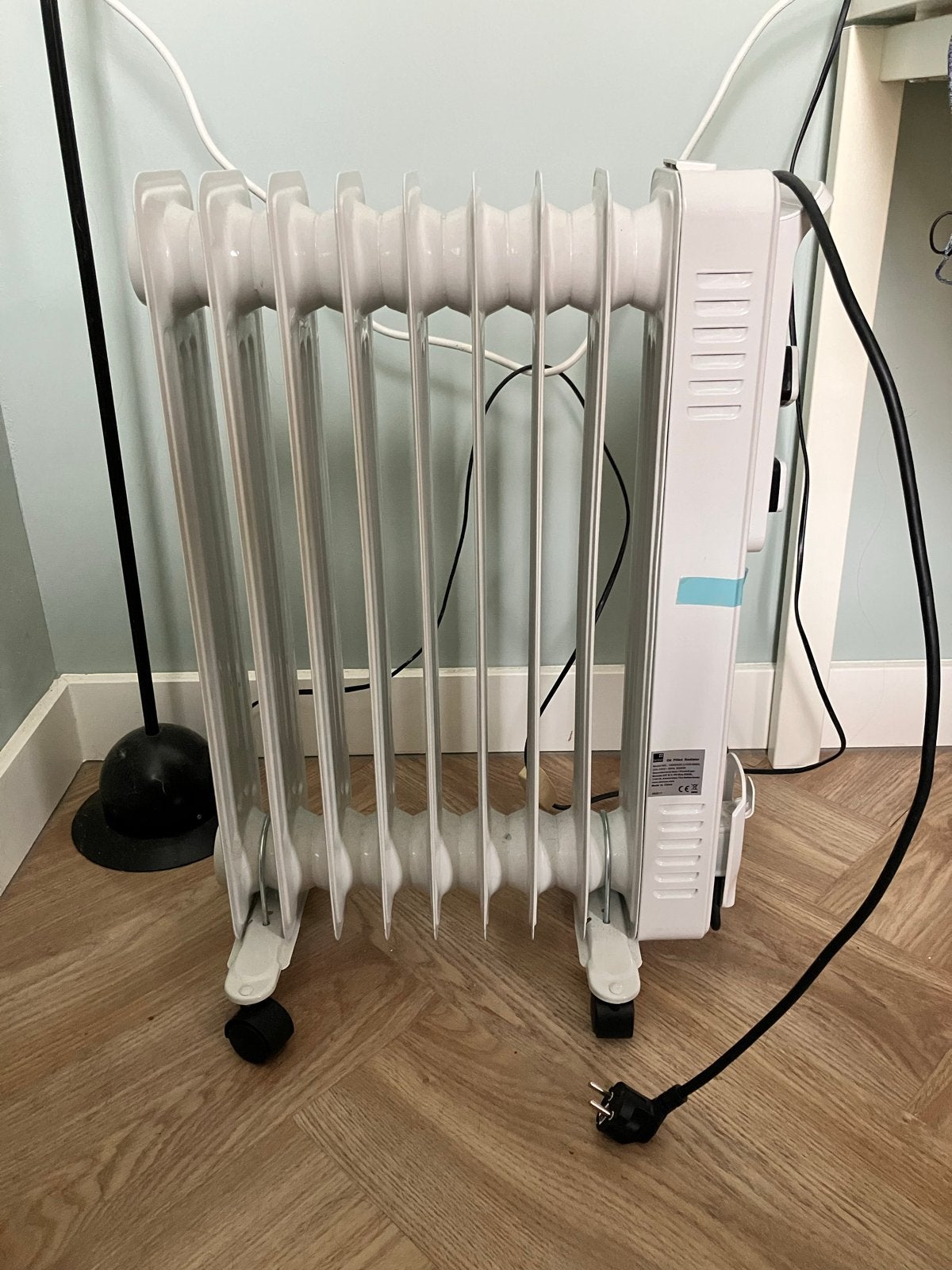 Sencys olieradiator 1500W - Draagbare elektrische verwarming, Ophalen, Zo goed als nieuw, 800 watt of meer, Radiator