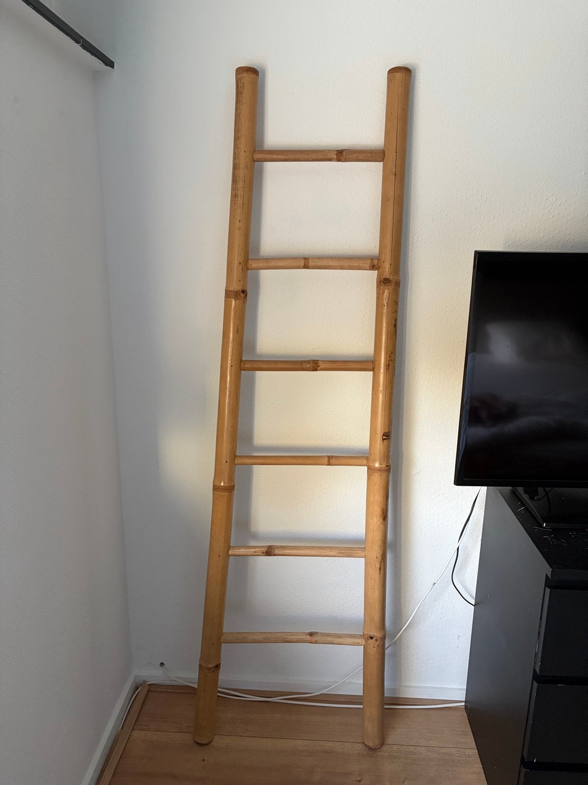 Decoratieve bamboe ladder - 1.80m hoog, Ophalen, Gebruikt