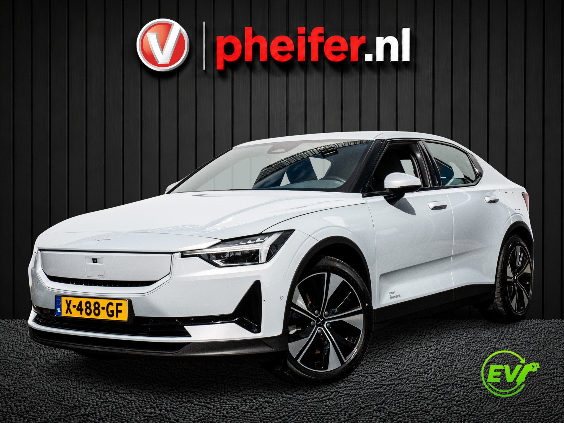 Polestar 2 Standard Range Single Motor 69 kWh SOH 92% Nieuw, Auto's, Automaat, Polestar 2, Gebruikt, Zwart