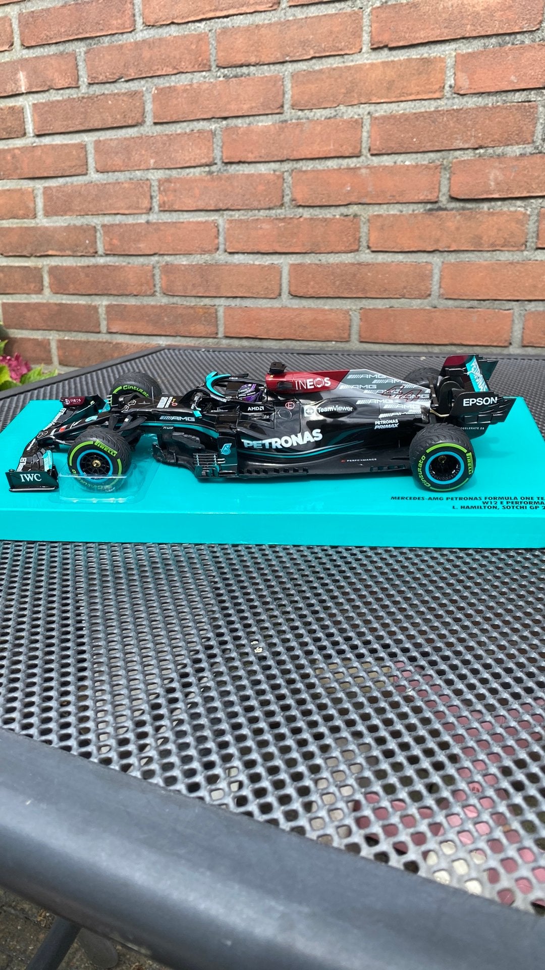 Mooi model Mercedes-AMG 1/18, Ophalen of Verzenden, Zo goed als nieuw, MiniChamps