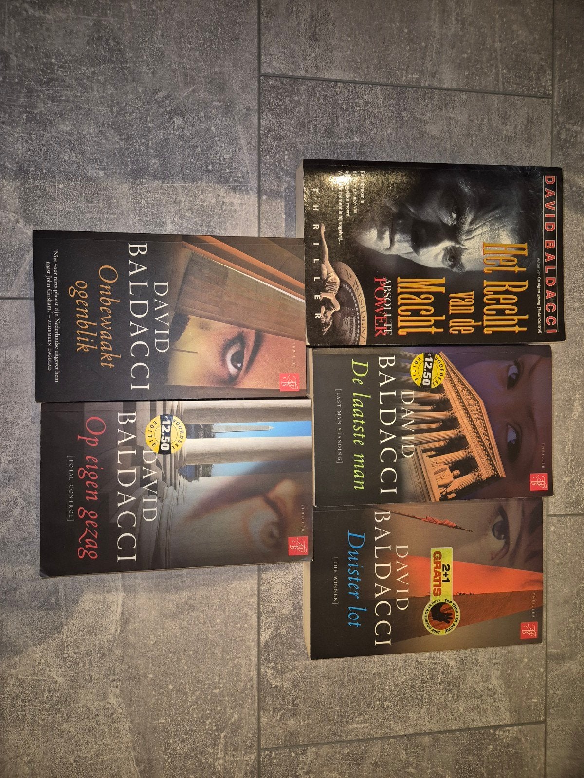 GRATIS Vakantie boekenpakket David Baldacci - 5 thrillers, Ophalen