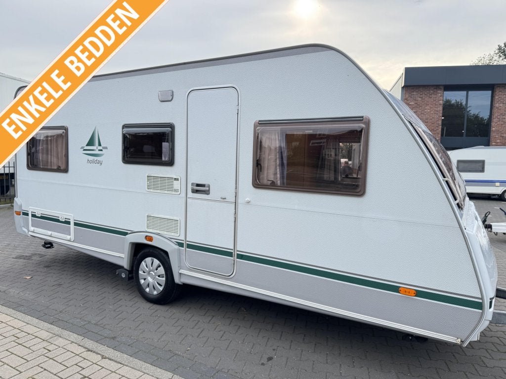 Eifelland Holiday 500 E / enkele bedden / voortent / mover, Rondzit, Schokbreker, Bedrijf, Eifelland