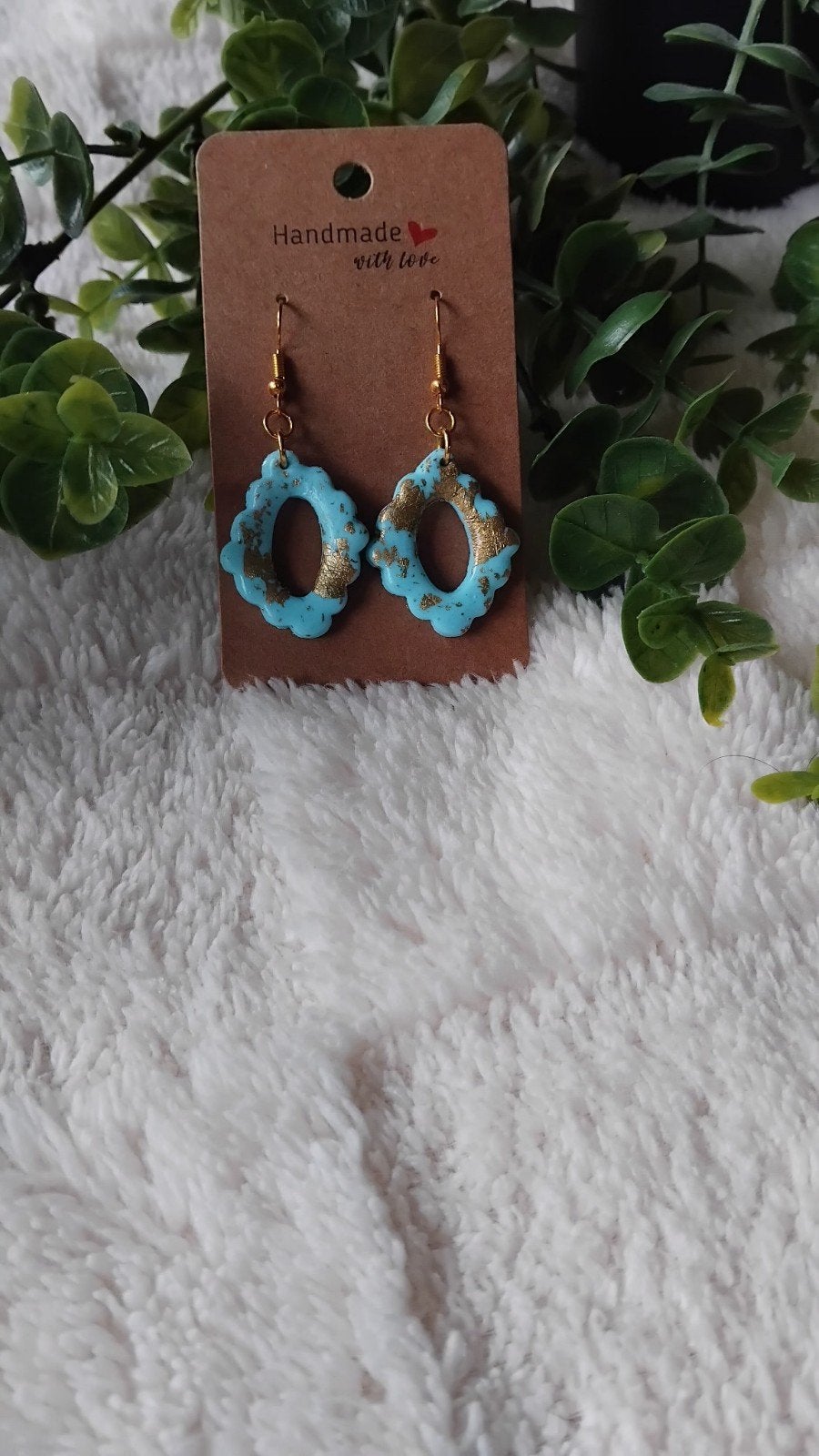 oorbellen, Ophalen of Verzenden, Nieuw, Blauw, Overige materialen