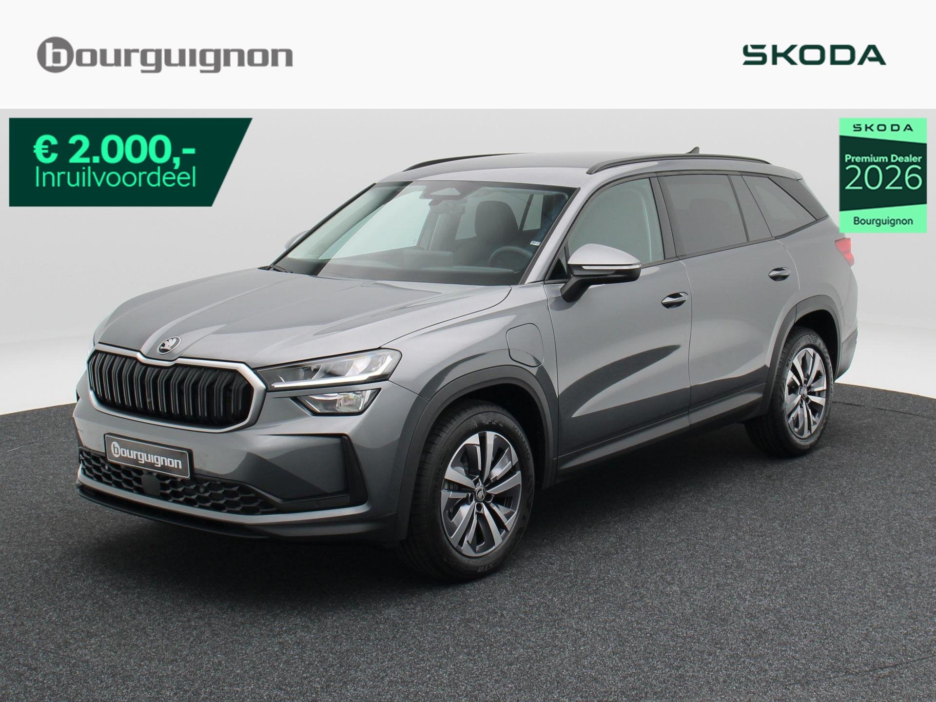 Skoda Kodiaq Business Edition 1.5 TSI PHEV 204 PK | Trekhaak, Auto's, Stof, Euro 6, 4 cilinders, 26 kWh