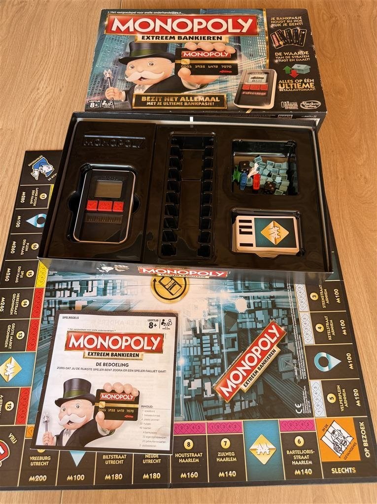 monopoly extreem bankieren - S7252, Hobby en Vrije tijd, Ophalen of Verzenden, Zo goed als nieuw